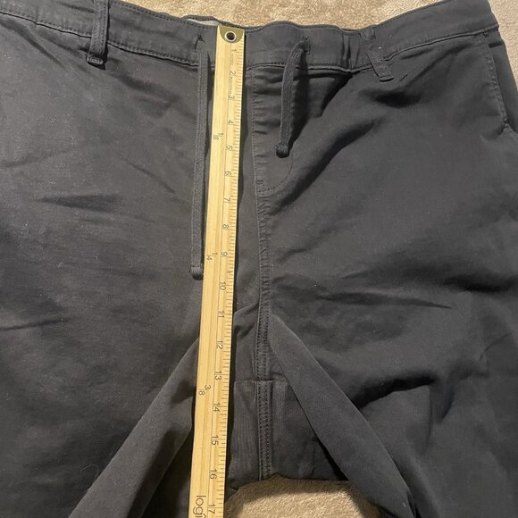 Torrid Pants Women's 4X Plus Black Cropped Capri Stretch Drawstring Casual - Picture 6 of 7